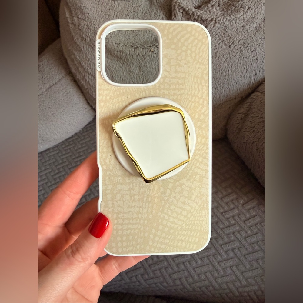 NEW iPhone 16 pro max PopSocket Case with Matching PopGrip Phone